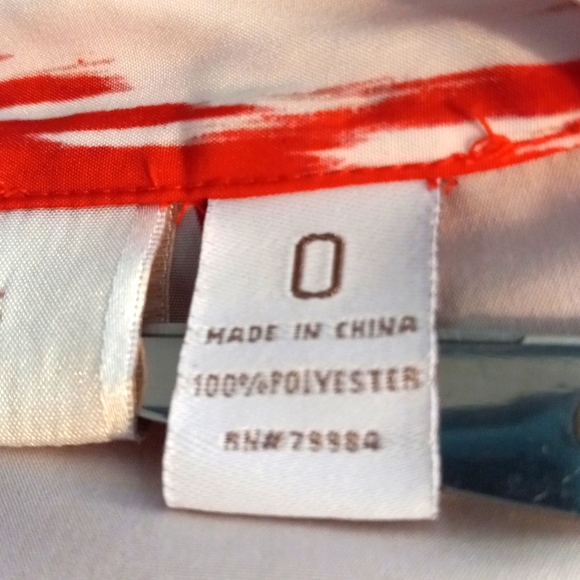 Chicos Sz 0,(4/6) Red/plum, Studded,Embellished, VNeck Tunic - Picture 7 of 10